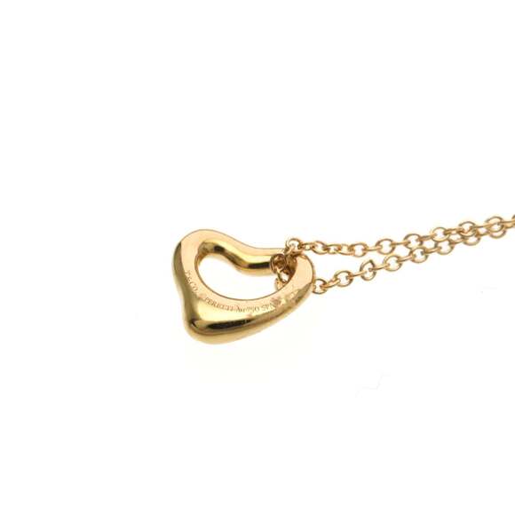 TIFFANY 18k Gold Heart Necklace